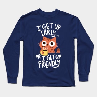 Morning Cat Long Sleeve T-Shirt